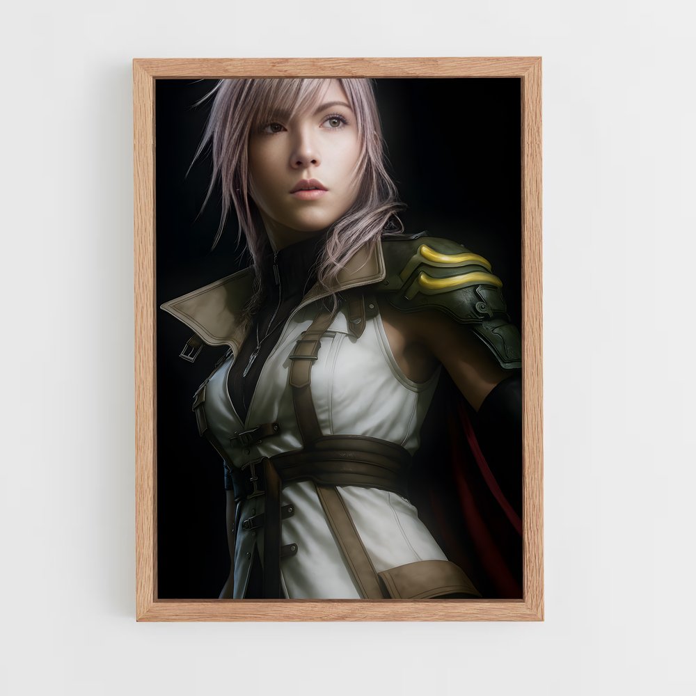 Poster Pink Lightning – affiche Final Fantasy (vue 4)